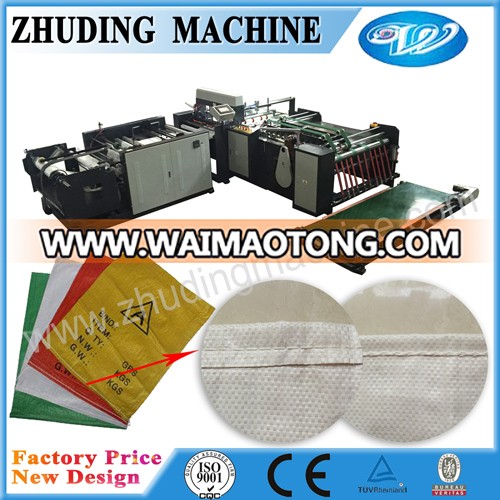 PP Woven Cement Bag Cutting and Sewing Making Machine